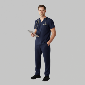 Mens Navy Blue Scrub